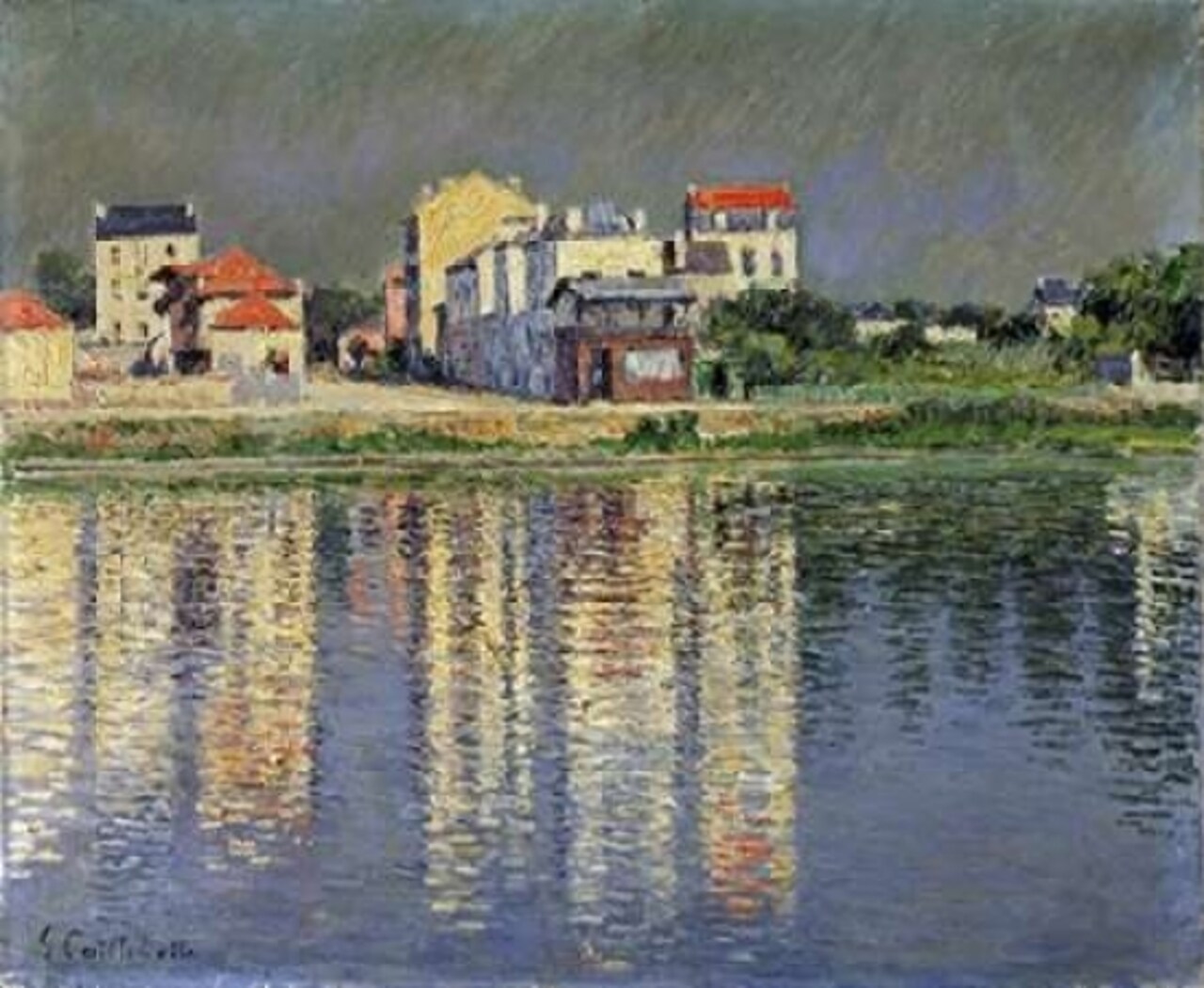 Banks of The Seine at Argenteuil Poster Print by Gustave Caillebotte - Item # VARPDX264663